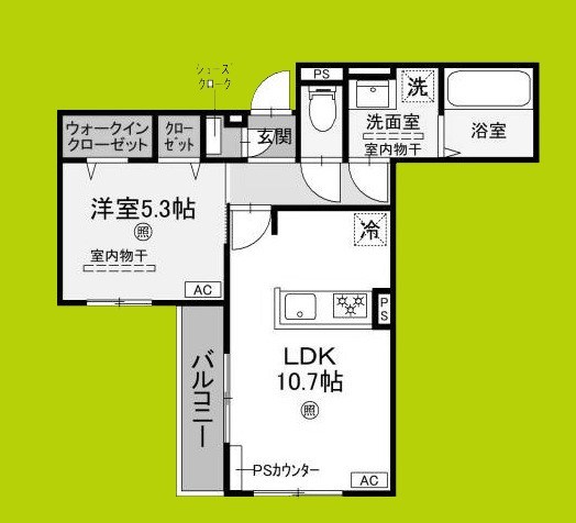 トキネス駒川 間取り