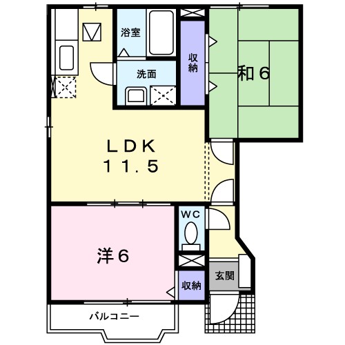 リフレインⅡ 間取り