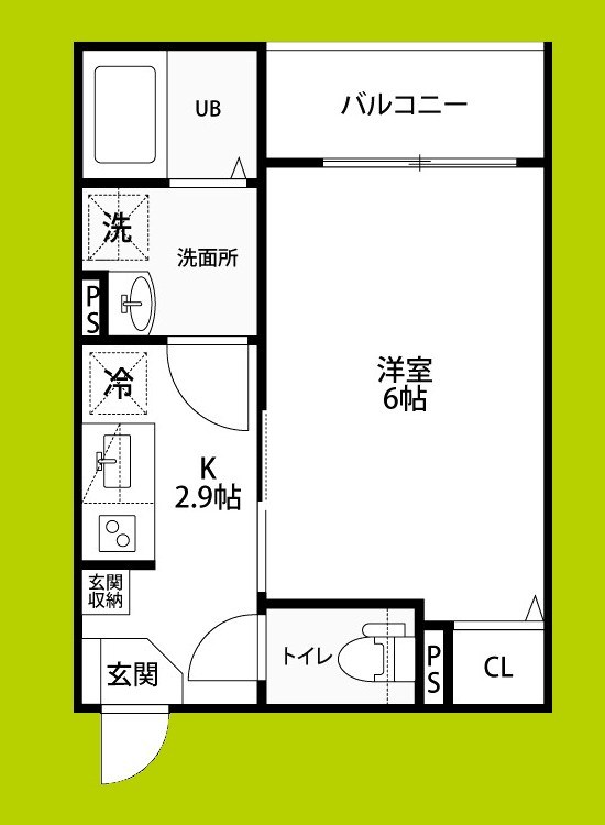 CLOUD 放出 間取り図