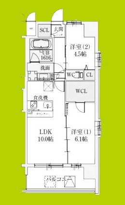 スプランディッド梅田グランノース 間取り