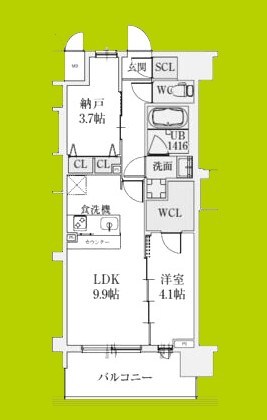 スプランディッド梅田グランノース 間取り