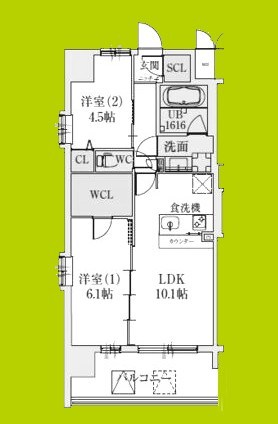 スプランディッド梅田グランノース 間取り