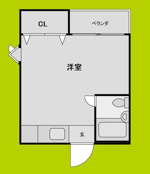 ラパンジール勝山 間取り図
