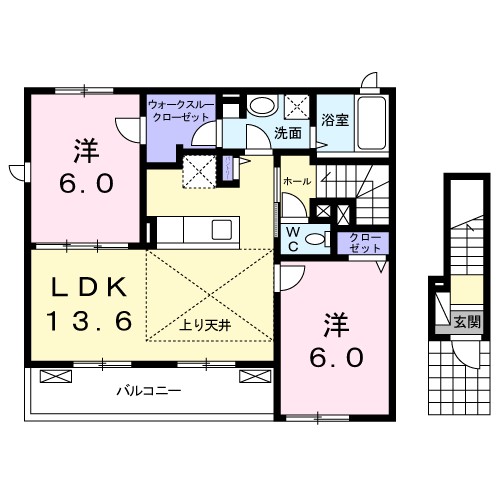 メゾン　シュシュ 間取り