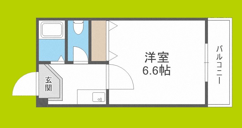 スカイハイツ苅田 間取り