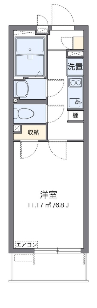 クレイノＨＩＫＡＲＩ 間取り