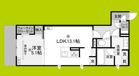 （仮）D-residence安立 間取り