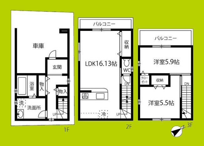 住吉1戸建 間取り