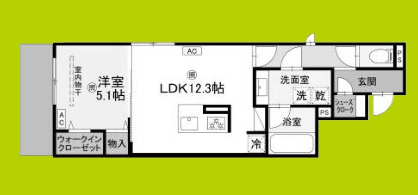 （仮）D-residence安立 間取り
