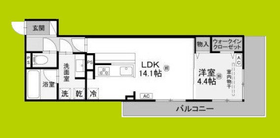 （仮）D-residence安立 間取り