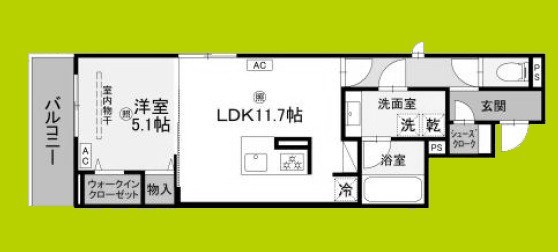 （仮）D-residence安立 間取り