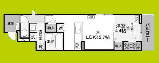 （仮）D-residence安立 間取り