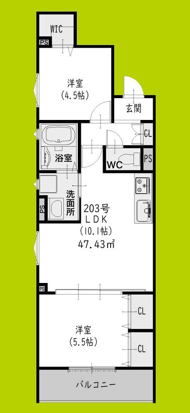 クリエオーレ御厨東 間取り
