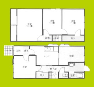大領貸家 間取り