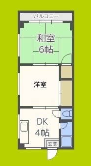 住吉清川マンション 間取り