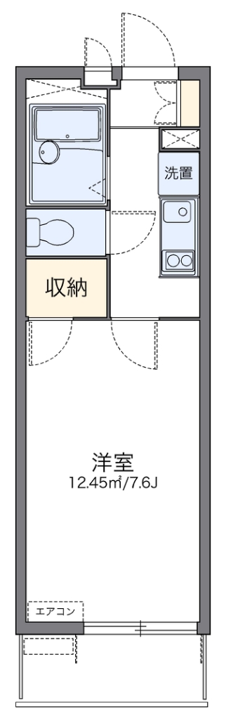 レオパレスムーンライトスクエア 間取り