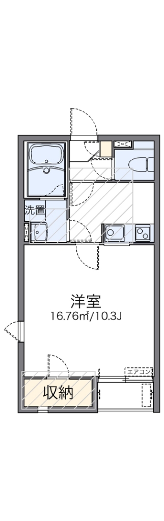 レオネクスト清水Ⅳ 間取り図