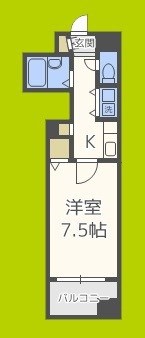 ソレアードトレスなんばWEST 間取り図