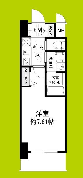 ブランシエスタ天満 間取り図