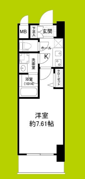 ブランシエスタ天満 間取り図