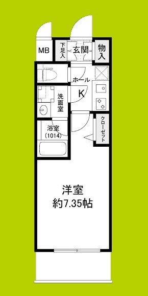 ブランシエスタ天満 間取り図