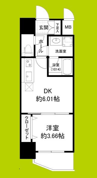 ブランシエスタ天満 間取り図