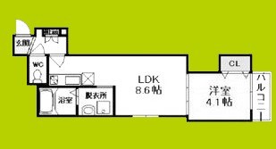 (仮称)F asecia Meteore 間取り図