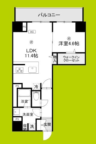 LAZO内久宝寺 間取り