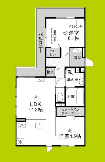 プランドール楓 間取り