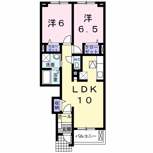 エスポワールⅡ　（沼） 間取り