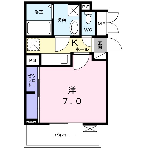シャルマン緑橋 間取り図