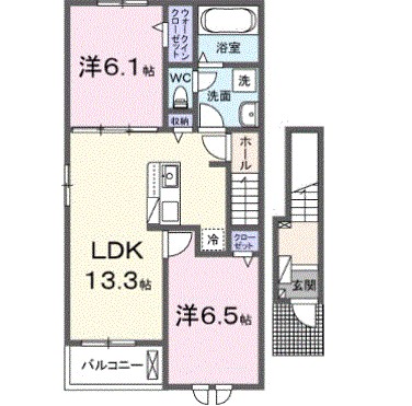 サウス　プレイス　野尻 間取り図