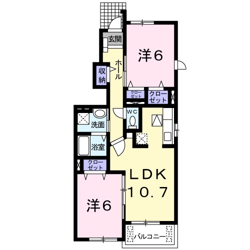 ソレア－ド久保Ⅱ番館 間取り