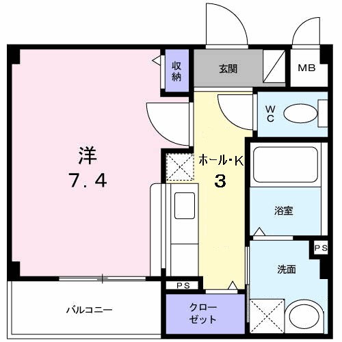 プリマベーラくずは 間取り