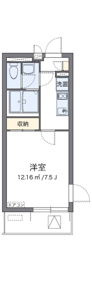 クレイノ清都Ⅲ 間取り