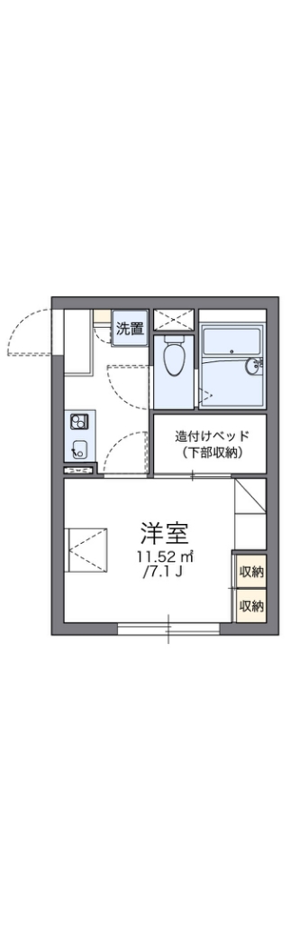 レオパレスＴＷＩＮＫＬＥ 間取り