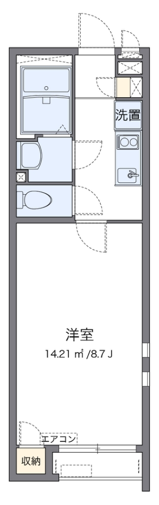 クレイノサウザンドリバー 間取り