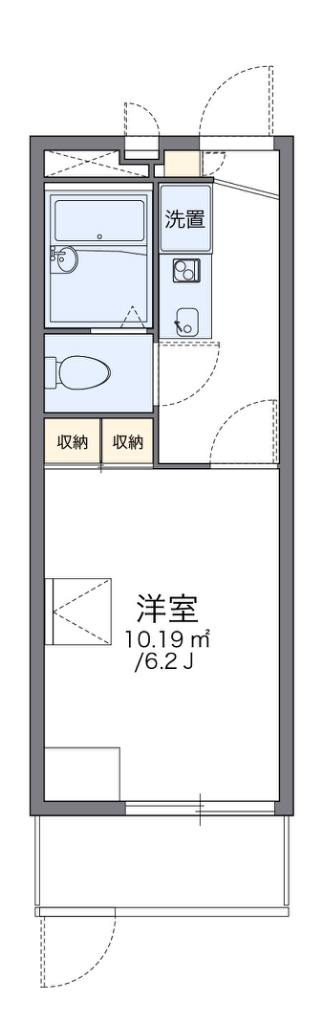 レオパレスＰｅｔｉｔ・ｃｈａｔｅａｕ 間取り