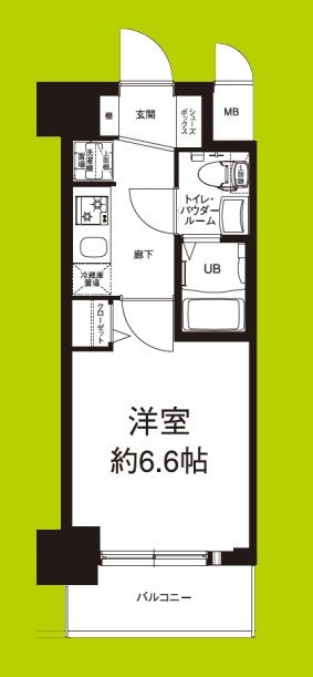 エグゼ大阪CITYアインツ 間取り図