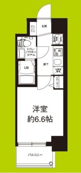 エグゼ大阪CITYアインツ 間取り