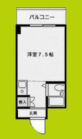 ベルメゾン南江口 間取り図