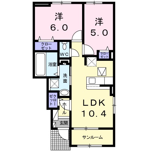 アーバンハイツＢ 間取り
