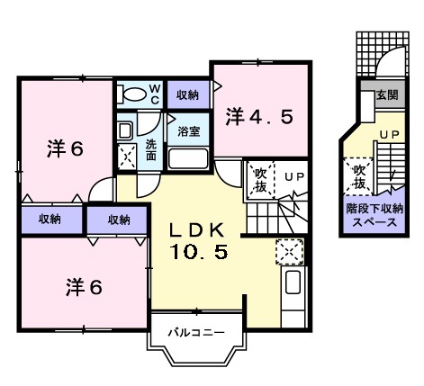 Ｇポルックス 間取り