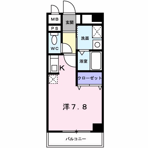 リヴェ－ル石橋 間取り