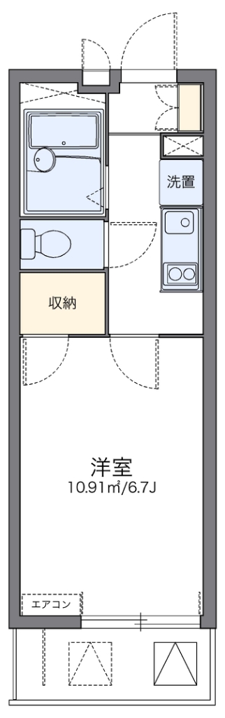 レオパレストウメイ 間取り