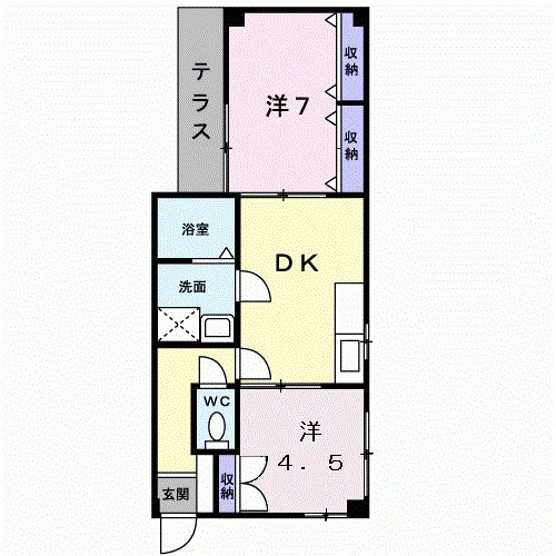 ユニオンハイツ 間取り