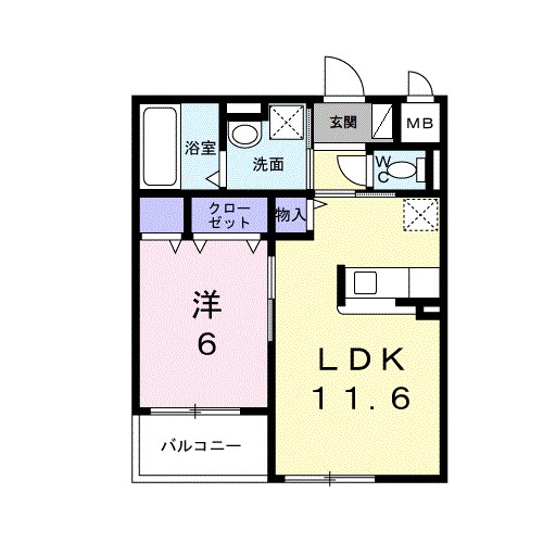 アーバンリオグランデ池田 間取り図
