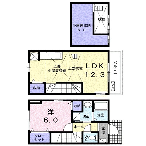 フラン　Ａ 間取り