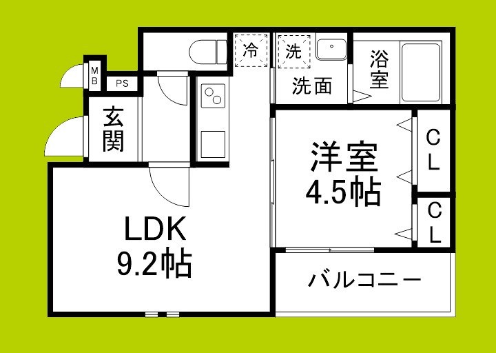 アビテ上野町西 間取り