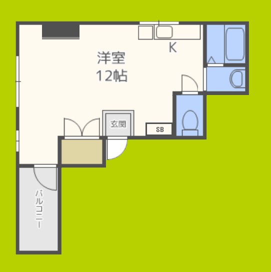 ロイヤルハイツ加賀屋 間取り
